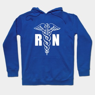 Rn Nurse Medical Symbol Caduceus Hoodie